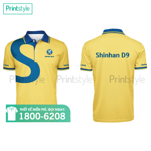 Áo phông đồng phục Shinhan Bank